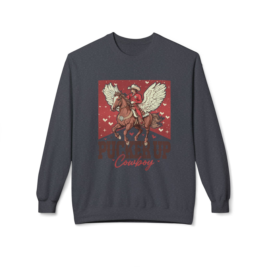 Pucker Up Cowboy Crewneck Sweatshirt