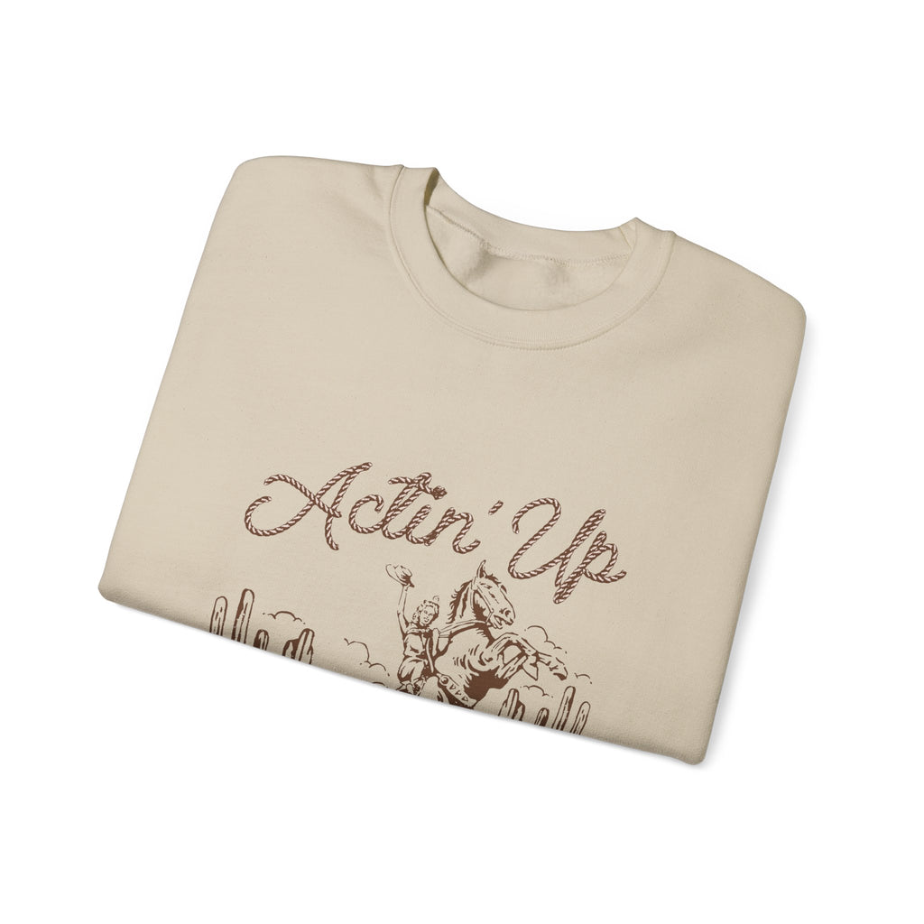 Actin' Up Western Crewneck