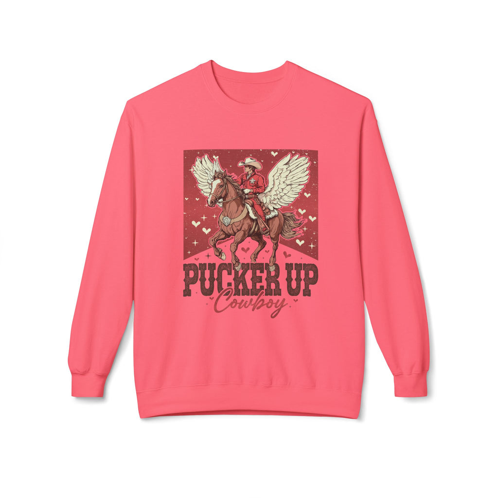 Pucker Up Cowboy Crewneck Sweatshirt