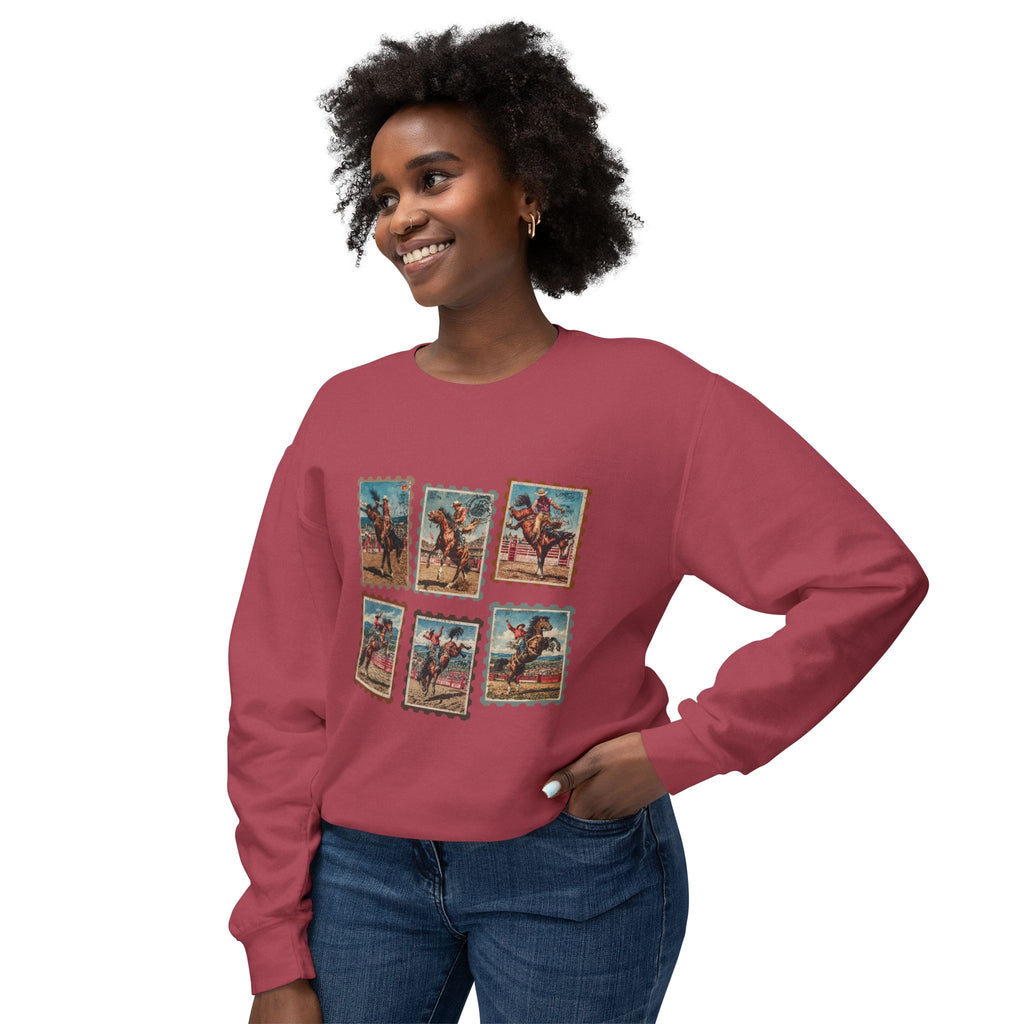 Cowboy Stamped Crewneck Sweatshirt
