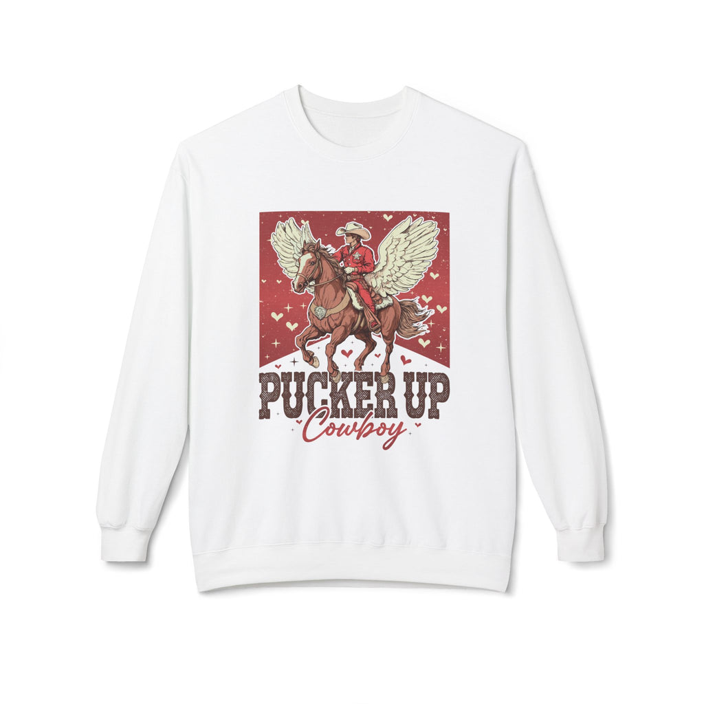 Pucker Up Cowboy Crewneck Sweatshirt