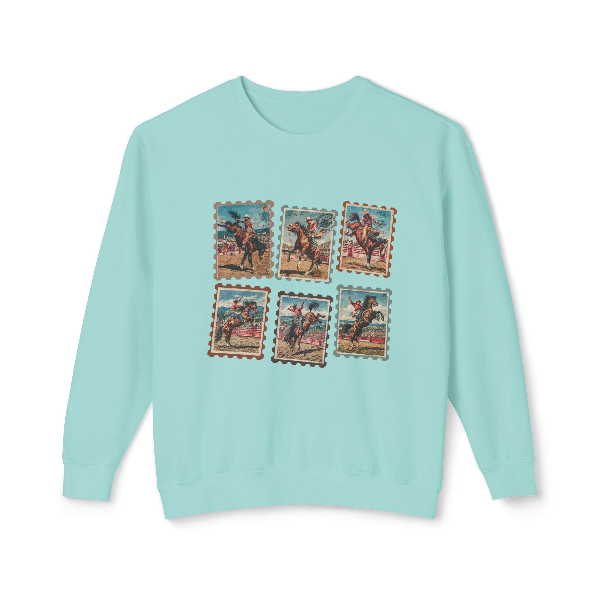 Cowboy Stamped Crewneck Sweatshirt