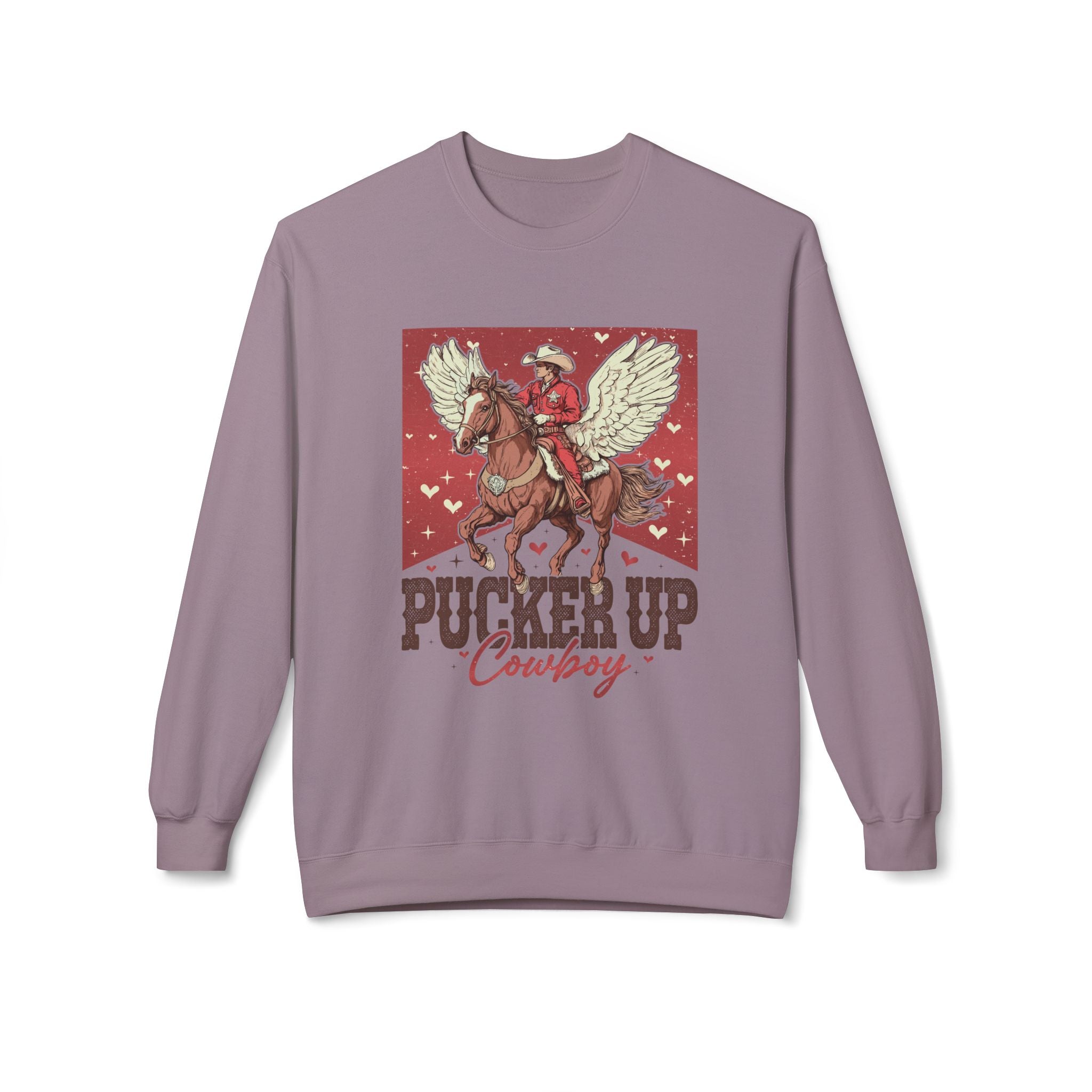 Pucker Up Cowboy Crewneck Sweatshirt