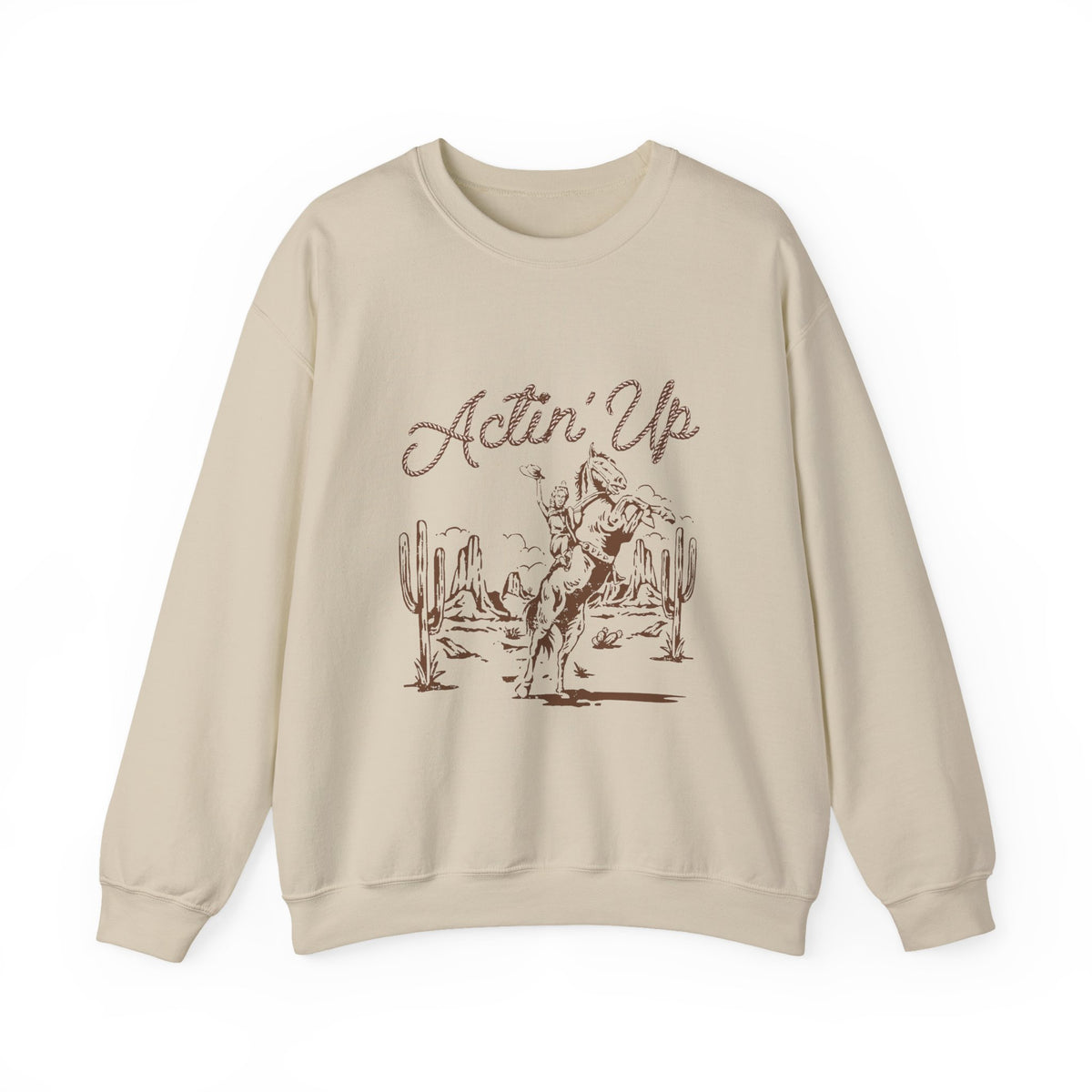Actin' Up Western Crewneck