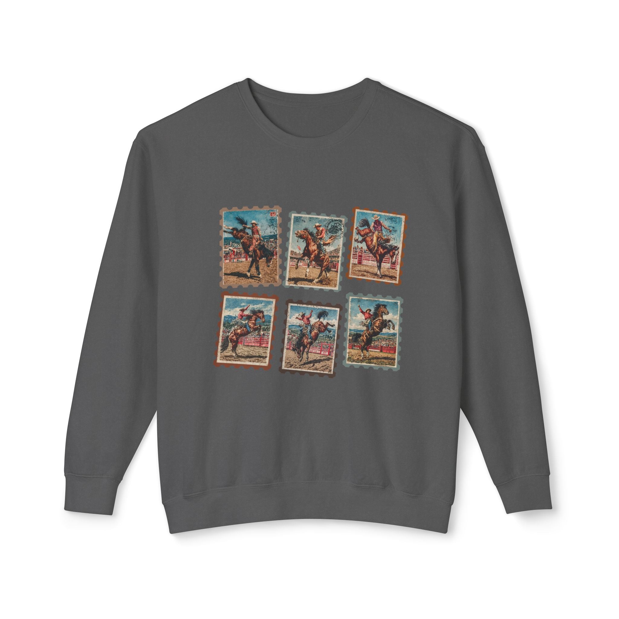 Cowboy Stamped Crewneck Sweatshirt